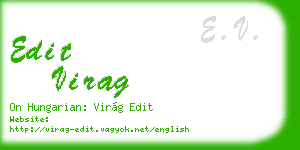 edit virag business card