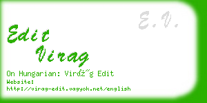 edit virag business card